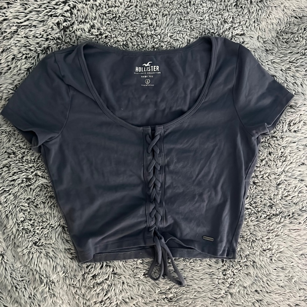 Hollister Lace-Up Top